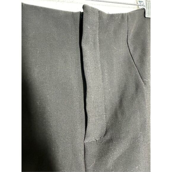 La Redoute Wonen’s Wide Legs Dress Pants Gold Button Trim Sz 12 Black See Notes - Picture 3 of 16